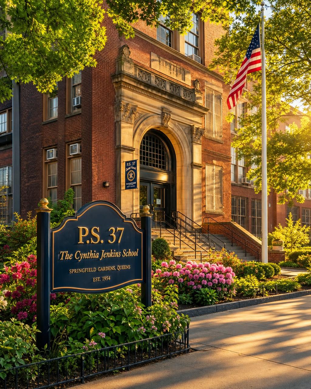 P.S. 37 The Cynthia Jenkins School in Springfield Gardens, Queens, where the Building And Growing afterschool program is held
